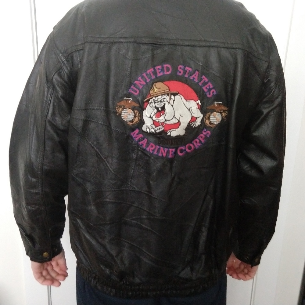 Marine Corps leather jacket